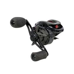 Quantum Smoke Baitcast Reel SZ 100 Reel RH Retrieve Large EVA Handle Knobs and Continuous Anti-Reverse Clutch 10+1 Bearings 5.1-1 Ratio Black