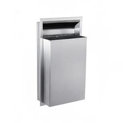 Bobrick WR-6-18 18 gallon Recessed Bathroom Trash, Stainless Steel