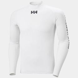 Helly Hansen Men's Waterwear Protective Sailing Rashguard White L