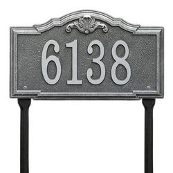 Glendora Yard Plaque - Pewter/Silver - Grandin Road