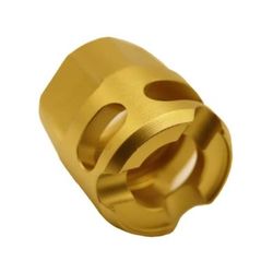 True Precision Y-Type Micro Compensator 9 MM 1/2x28 Threads Gold TP-YMICRO-G