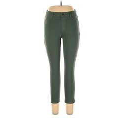 Uniqlo Jeggings - High Rise: Green Bottoms - Women's Size 30
