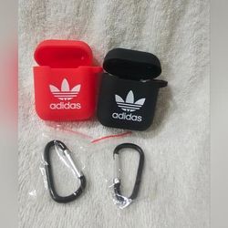 Adidas Headphones | Adidas Airpod Cases Silicone | Color: Black/Red | Size: Os