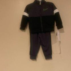 Nike Matching Sets | Brand New Infant Nike Jogging Set | Color: Black/Gray | Size: 12mb