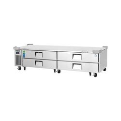 Everest Refrigeration ECB96D4 95 1/2" Chef Base w/ 4 Drawers - 115v, Stainless Steel