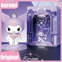 Véritable Sanrio Kuromi haut-parleur Anime dessin animé Kuromi poupée jouets scène étoiles Bluetooth haut-parleur Kawaii Soundbox cadeaux de noël pour filles