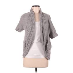 SONOMA life + style Cardigan Sweater: Gray - Women's Size Medium Petite