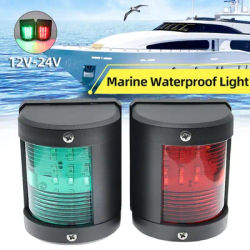 Feu de Navigation LED pour bateau, Signal lumineux de Navigation, rouge, vert, blanc, lumière d'ancre pour Yacht, Marine, 12V