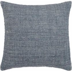 Vania 18" Square Modern Wool Blue Throw Pillow - Boutique Rugs