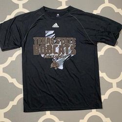 Adidas Tops | Adidas Texas State Bobcats Volleyball Shirt Size Xs | Color: Black | Size: Xs