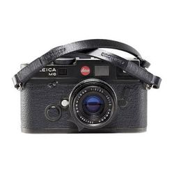 Bronkey Tokyo 104 Leather Camera Neck Strap (Black and Black, 47.2") TOK-104-L-120