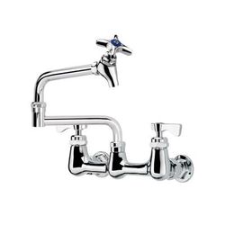 Krowne 16-251L Splash Mount Pot Filler Faucet w/ 12" Swing Nozzle