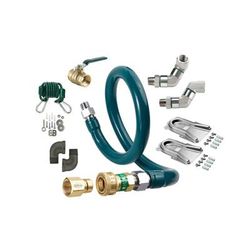 Krowne M12548K12 48" Gas Connector Kit w/ 1 1/4" Female/Male Couplings, Stainless Steel