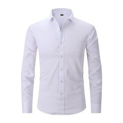 Classico Anni Ruggenti Anni 1920 Camicia Gentiluomo Gangster Testimoni dello Sposo Slim Fit Costume Per uomo Matrimonio Ospite di nozze Abbigliamento da sera Adulti Camicia