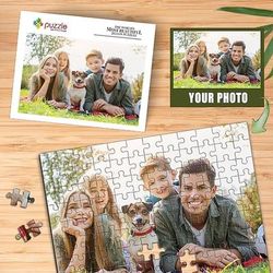 puzzle fotografico personalizzato foto di famiglia, puzzle carta bianca per creare regali personalizzati 500 pezzi / 100 pezzi