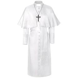 Retrò Vintage Medievale Rinascimento Costume Cosplay Taglie Forti Sacerdoti Tinta unita Costume Per uomo Fantasia Stile Steampunk Performance Feste Mascherata Adulti Body / Tutina Fascia / fiocco