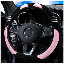 coprivolante per auto in peluche antiscivolo - protezione universale da 15 pollici per una guida confortevole - accessorio di design per piccoli mostri