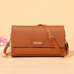 Portafoglio a tracolla da donna con blocco RFID – borsa a tracolla in similpelle multitasche per viaggi, shopping e uso quotidiano