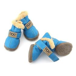 Cane Stivali / Scarpe Vestiti per Cucciolo Moda Tenere al Caldo Inverno Caldo Abbigliamento per Cani