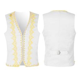 Vintage Steampunk 17° secolo Mascherata Gilet Abbigliamento esterno Principe Jacquard Jacquard Costume Per uomo Halloween Carnevale Mascherata Festa / Sera Carnevale di Venezia Adulti Gilet