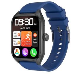 imosi qx5 smartwatch non invasivo 1.96 pollici smartwatch fitness running watch bluetooth monitoraggio della temperatura contapassi bluetooth chiamata compatibile con android ios donne uomini impermeabile