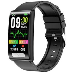 Orologio intelligente ECG 2023 per uomini monitor non invasivo della glicemia della frequenza cardiaca e della pressione sanguigna smartwatch per donne sportivo