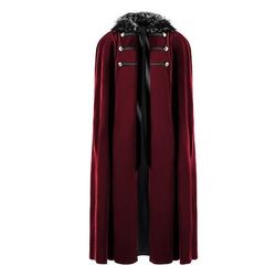 Retrò Vintage Punk Gotico Medievale Mantello Medico della peste Vichingo Costume Per uomo Vichingo Mascherata Feste Adulti Mantello