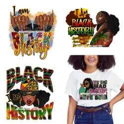 I Am Black History Afro Melanin Designs Black And Educated Hustle Dope Sneaker Girls DTF Heat