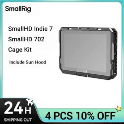 SmallRig Cage with Sun Hood for SmallHD 702 Touch Monitor Cage Kit for SmallHD Indie 7 CMS2684