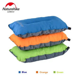 NatureHike-Automatic Inflatable Pillow for Hiking, Backpacking, Travel Camping Nap, Portable Air Pillows with Foam, Store