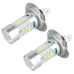 2Pcs H7 Kit lampadina per fari a Led lampadine per fendinebbia per auto abbaglianti anabbaglianti