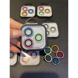Luminous Camera Lens Protector For IPhone 11 12 13 14 Pro Max 15 Plus Ring Glass For Iphone 15 Pro Max Accessories Glowing Cap