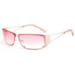 2024 New Popular Y2K Hollow Cut Edge Women's Sunglasses Personality Hip Hop Style Street Photo Sunglasses Male