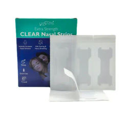30pcs/Box Extra Strength CLEAR Nasal Strips Stop Snoring Patch Better Breath To Not Snore Sleep Anti-snoring Aid