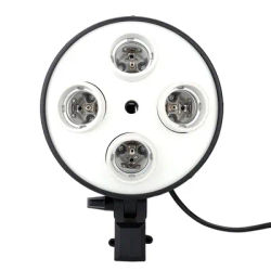 Andoer 4 in 1 E27 Base Socket Light Lamp Bulb Holder Adapter for Photo Video Studio Softbox + Photo