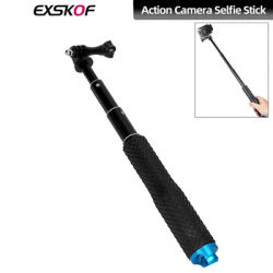 Selfie Stick Aluminum Alloy Adjustable Monopod Extension Rod For GoPro Hero 13 12 11 10 9 7 6 5 Insta360 X4 X3 DJI Action 5 4 3