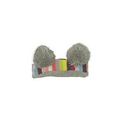 Baby Gap Ear Muffs: Gray Stripes Clothing - Kids Girl's Size Small