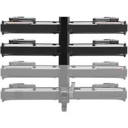 Kuat Piston Pro X Add On LED Dual Ratchet Platform Rack with Kashima - 2 Bike Galaxy Gray PXA2G