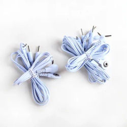 Electric Shock Wires Replacement Jack Electrode Lead Wires 2/4-pin/way 2.5/3.5mm For TENS/EMS Unit