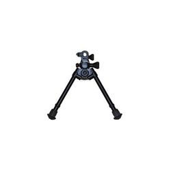 Versa-Pod All Steel Model 52 9-12in Standard Bench Bipod w/ Rubber Feet And Universal Adaptor Black 160-052