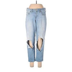 Universal Thread Jeans - Mid/Reg Rise: Blue Bottoms - Women's Size 6