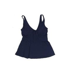 Lands' End Swimsuit Top Blue Swimwear - Women's Size 8