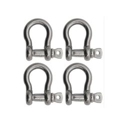 Extreme Max Boattector Stainless Steel Anchor Shackle 1in Pack of 4 3006.8336.4