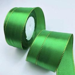 25 Yards Single-sided Colored Satin Ribbon For Decorating Gifts, Christmas Ornaments, Hair Accessories