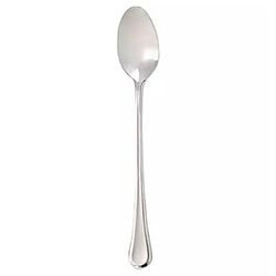 Arcoroc FL618 7 1/4" Iced Teaspoon with 18/0 Stainless Grade, Amber Pattern, 12/Case, Stainless Steel