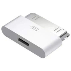 Lighting To 30Pin Adapter 8Pin Male To 30 Pin Female Charging Sync Converter for IPhone 4 4S IPad 2
