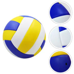 Size 5 Standard Blue White Yellow Volleyball PVC Soft Touch Indoor Outdoor Beach Volleyball Professional Competition Use
