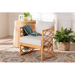bali & pari Acelynn Bohemian Light Honey Rattan Arm Chair – Wholesale Interiors Model3-LightHoneyRattan-CC