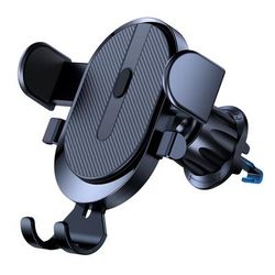 TEMU Car Phone Holder Mount, Topk [upgrade Auto Locking] Universal Phone Holder With Hook Clip For Car Air Vent Compatible With Iphone Etc.