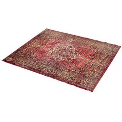 Drum N Base Club Drum Rug Red